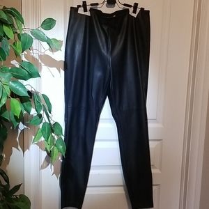 PU leather pants
